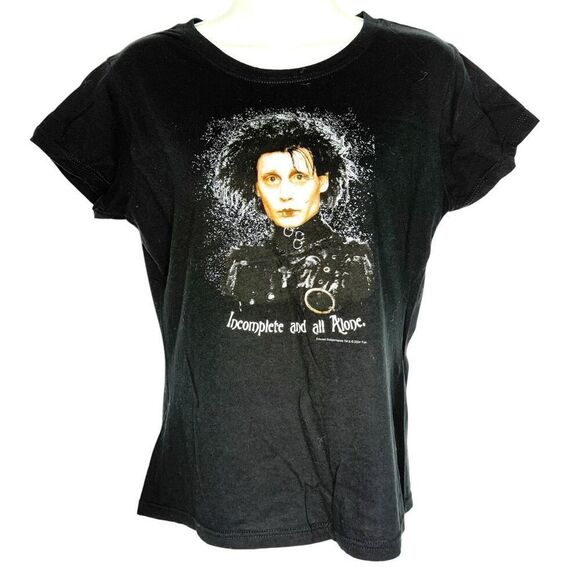 Edward Scissorhands Graphic Tee XL – Ripple Junction Black Gothic T-Shirt - Picture 1 of 9